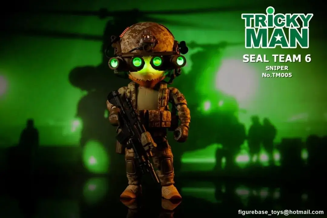 FigureBase TM005 FB 5 дюймов Tricky Man Cute Seal Team 6 Sniper Sharp-shooter фигурка хобби подарок