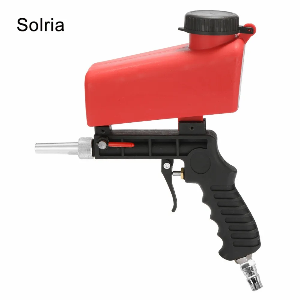 

Portable 90psi Gravity Sandblasting Gun Pneumatic Small Sand Blasting Machine Adjustable Pneumatic Sandblasting Set Power Tools