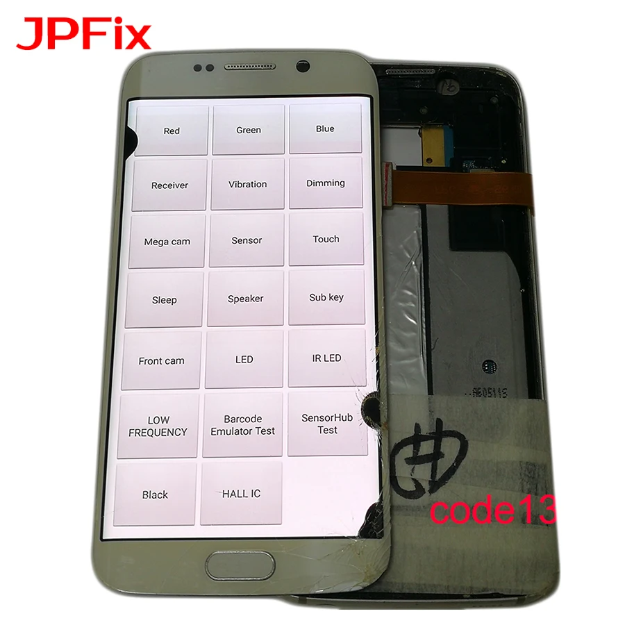 Jpfix для S6edge экран с рамкой и дугой экран с точкой взрыва