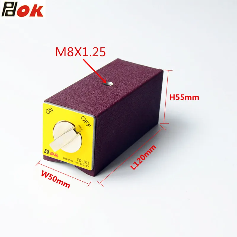 강력한 마그네틱 테이블 베이스, 16T 금속 스위치, 유지력 다이얼 표시기 스탠드 베이스, 자석 시트 테이블 와이어 커팅, 130kgf 160kgf