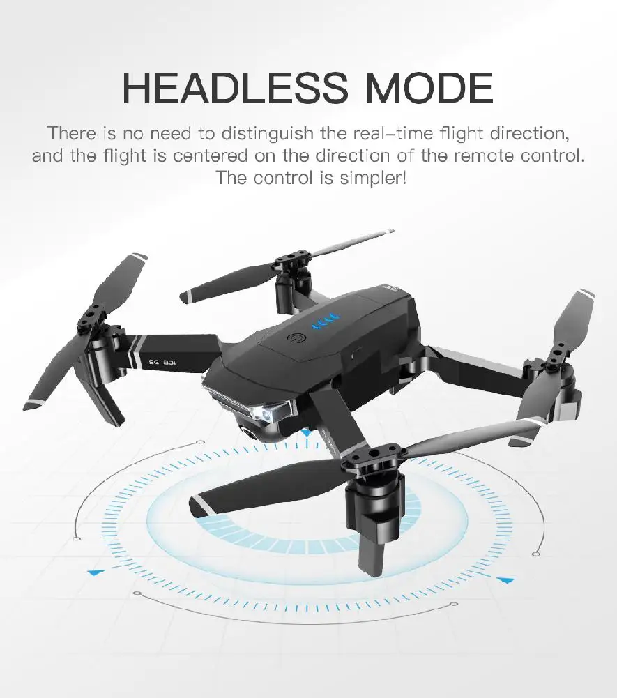 LeadingStar SG901 1080P 2,4G WiFi складной RC Квадрокоптер с регулируемой широкоугольной камерой оптическое позиционирование потока RTF