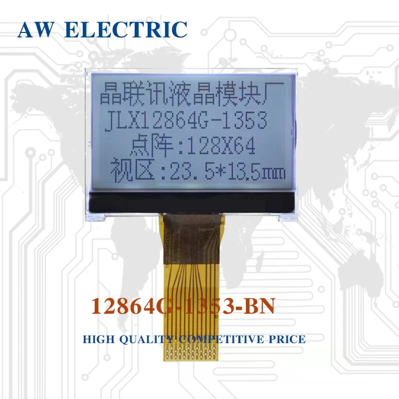 12864G-1352-BN 12864 ЖК-модуль FSTN COG SPI | Электронные компоненты и принадлежности
