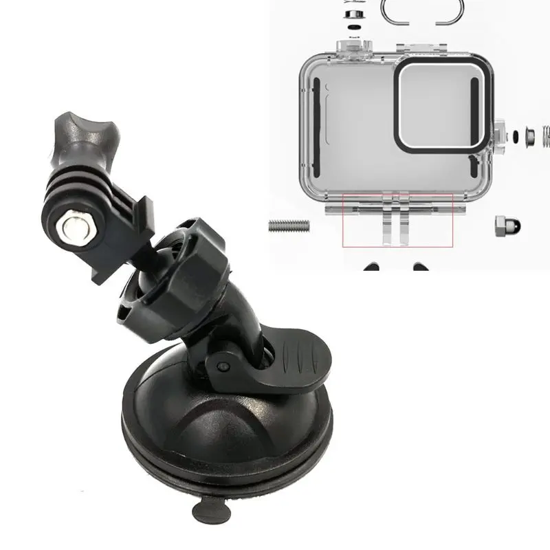 Автомобильный Держатель dvr с вращающимся кронштейном на 360 °, крепление для спортивной DV камеры, авто видеорегистратор, присоска YHQ