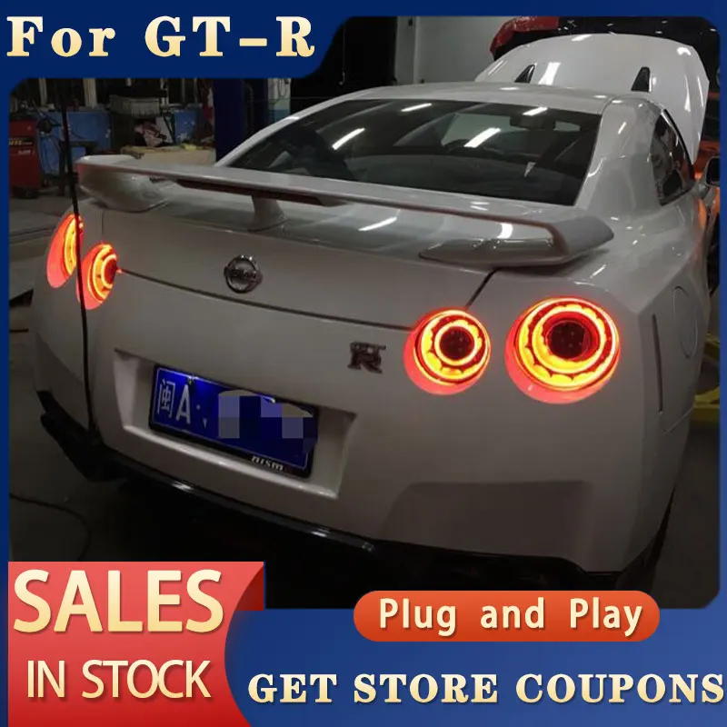 ForCarNissanGTRtaillamp20092017LedFogLightsDRLDayRunning