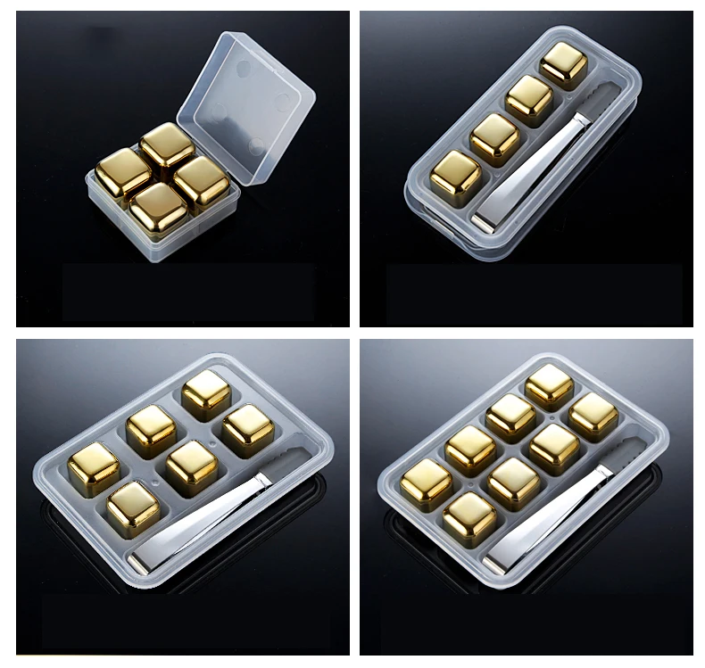 Whiskey Stone Customized Stainless Steel Ice Cube-5