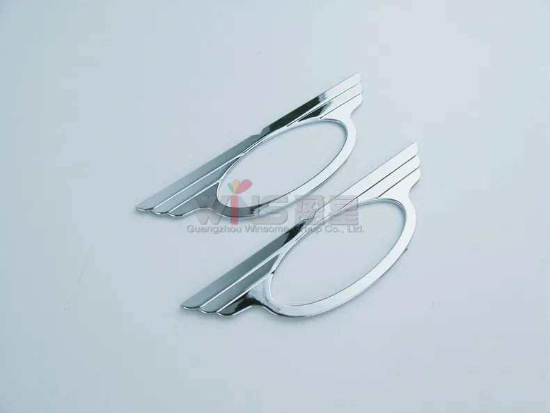 Для Nissan Juke 2011 2012 2013 Chrome Боковая крышка лампы декоративная отделка автомобиля Средства для укладки волос