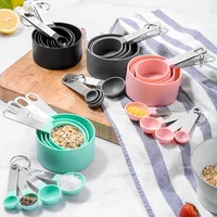 4/8Pcs Measuring Spoons Set Measuring Cups Set Tea Coffee Measuring Tools Liquid Cake Flour Baking Cooking Kitchen Accessories 3