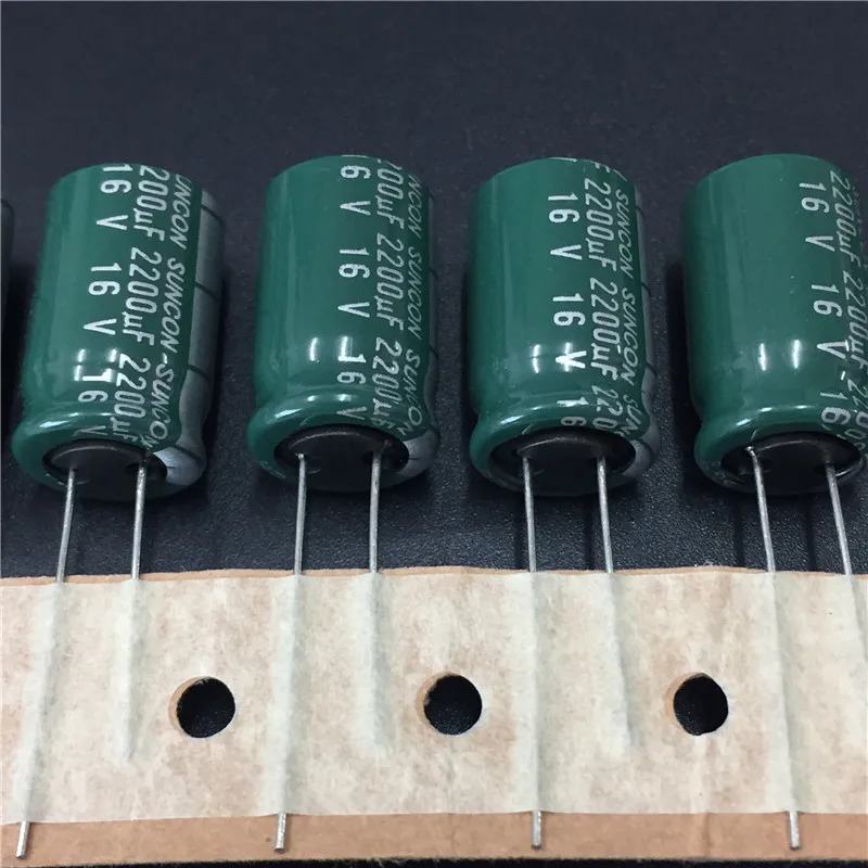 23 шт. 2200 мкФ 16 в SANYO SUNCON CA серии 12 5x20 мм низкое сопротивление 16V2200uF алюминиевый