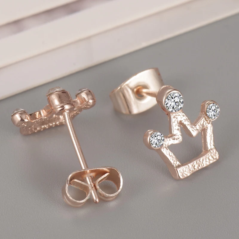 Модные ювелирные украшения женские классические круглые серьги гвоздики с