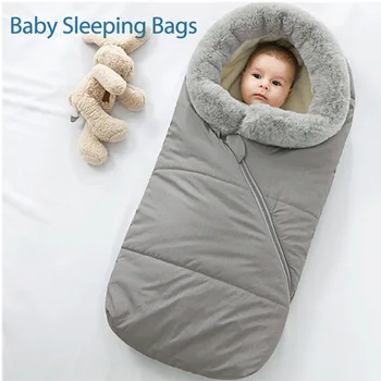 

Baby Sleeping Bag Winter Warm Windproof Sleepsack Kids Envelope Stroller Infant Stroller Anti-kick Thicken Newborns Sleeping Bag
