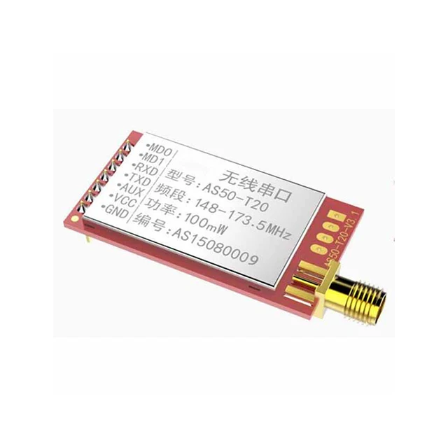

A15-- AS50-T20 SI4463 170MHz wireless serial data transfer module airborne strong penetration of low-power UART 100mw 2.5km