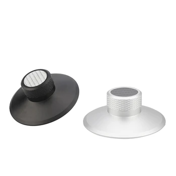 

Aluminum LP Vinyl Record Player Speaker Disc Stabilizer High Balance Reducing Vibration Stable Weight Clamp