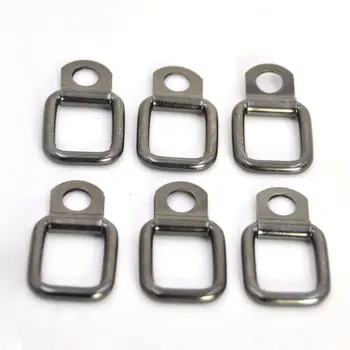 

6pcs Tie-down D-rings Foldable for J~eep Wrangler JL JK 4DR 2DR cargo tub edge