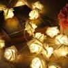 1.5M 10LED Artificial Rose Flower Garland String Light LED Fairy Lights Valentine's Day Wedding Christmas Party Decorations ► Photo 2/6