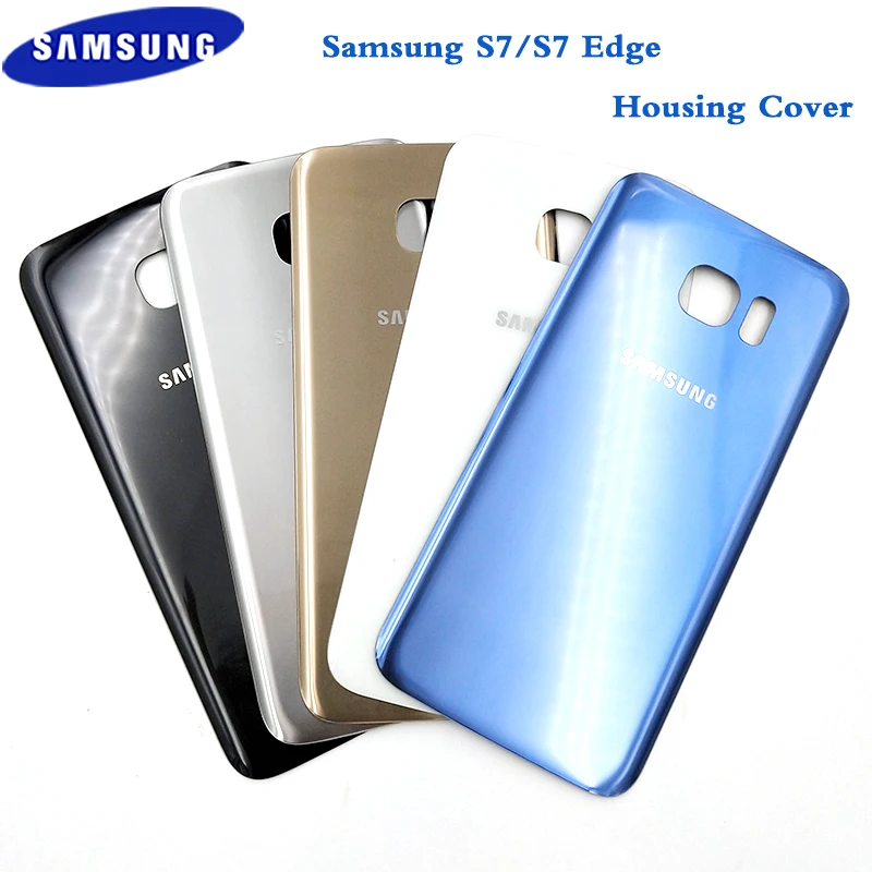 Samsung Galaxy S7 край G935 G935F G930 G930F батарея задняя крышка двери Корпус Замена запасных