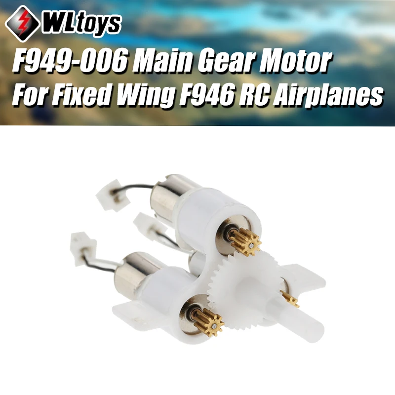 

RC Aircraft Spare Part F949-06 Brushed Motor Set for Wltoys F949 Fixed Wing RC Helicopter Drone Accessories