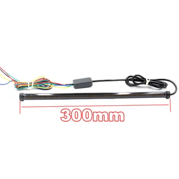 

30cm Turn Signal Light DC 12-24V Motorcycle Replacement Brake Strip Indicators Accessories Parts Portable