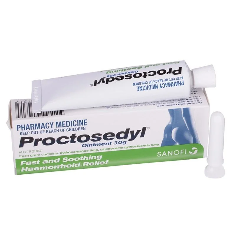 Австралийский Proctosedyl 30 г очень эффективный для тела взрослых
