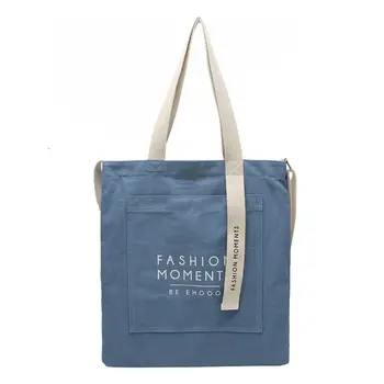 

Girls Canvas Shoulder Bag Fashion Printed Letters Casual Style Ladies Crossbody