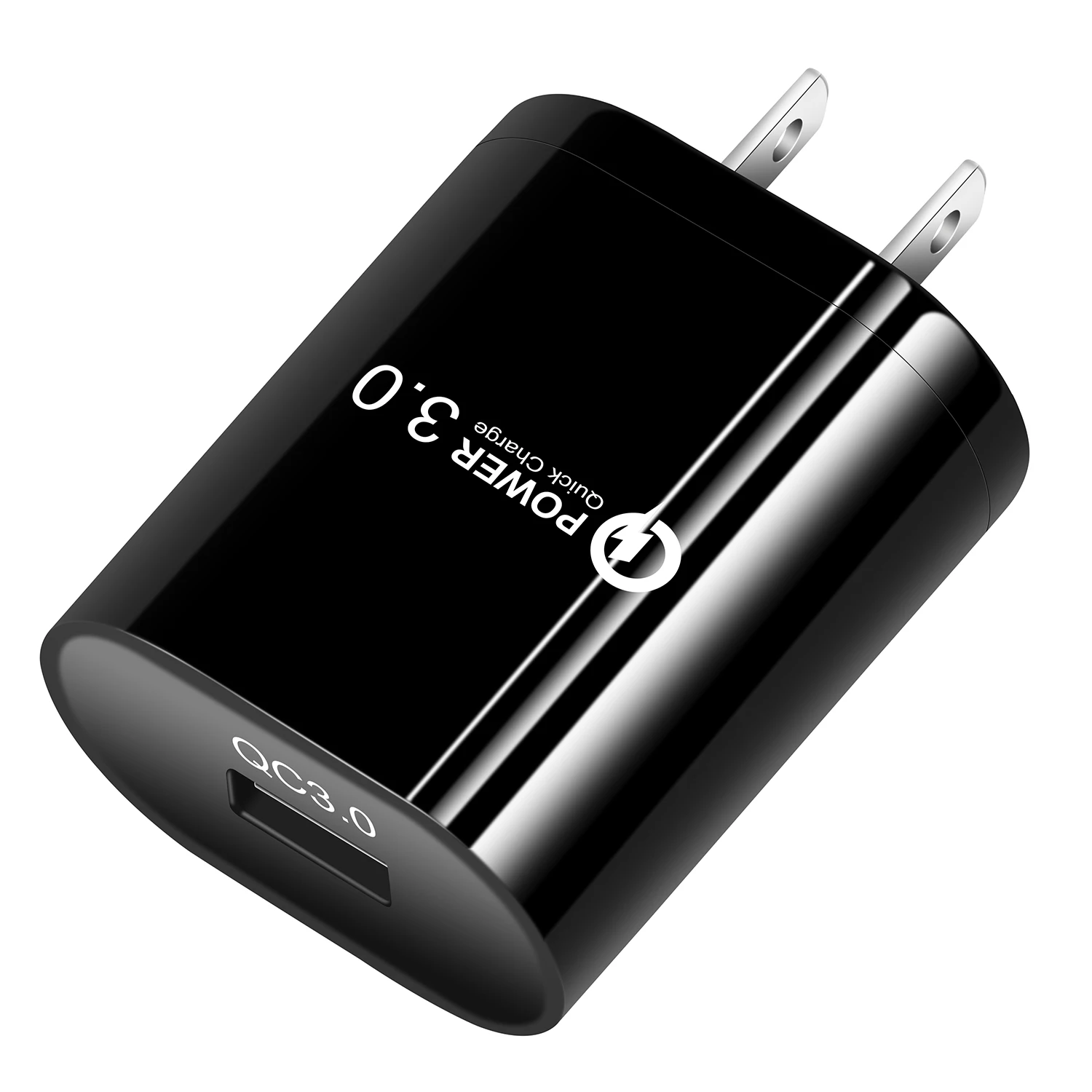 QC3.0 однопортовое быстрое зарядное устройство для мобильного телефона USB зарядное устройство для путешествий смарт-планшет зарядная головка