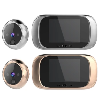 

2.8 Inch Lcd Color Sn Digital Doorbell Electronic Peephole Night-Vision Motion Sensor Door Camera Viewer Golden