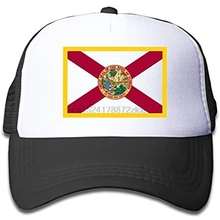 DNUPUP детский флаг Флориды Регулируемая Повседневная классная бейсболка сетка шляпа водителя грузовика Кепка s