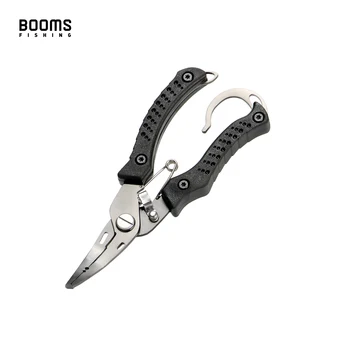 

Booms Fishing H04 Fishing Pliers Scissors Curved Nose