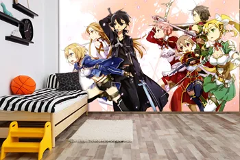 

[Self-Adhesive] 3D Sword Art Online 994 Japan Anime Wall Paper mural Wall Print Decal Wall Murals Belly