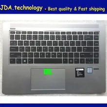 Wellendorff 96% Новинка для hp HSN-Q08C 66 ZHAN 66 Pro G1 Упор для рук США клавиатура верхняя крышка Touc hp ad, Протестировано