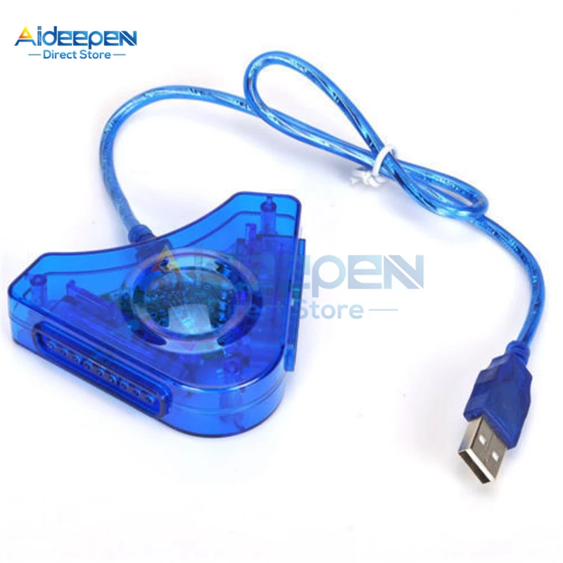 USB 2.0 PS PS2 на ПК интерфейсный адаптер кабель для PS1 PSX контроллер двойная Playstation 2PC