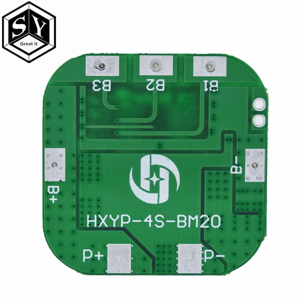 1 шт. 4S 14,8 в/16,8 в 20A пиковая литий-ионная BMS PCM плата защиты батареи bms pcm для литиевых LicoO2 Limn2O4 18650 li батарея