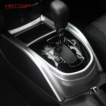 

FIT For Nissan Qashqai 2016 2017 Gear Box Shift Frame Cover Chrome Auto Stickers Covers Car Styling Accessories