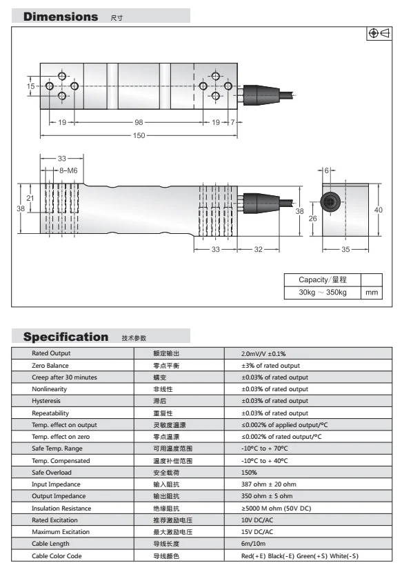 FSSB нержавеющая сталь одноточечная упаковка весы ингредиенты Датчик 30 кг 50 кг 60 кг высокая точность