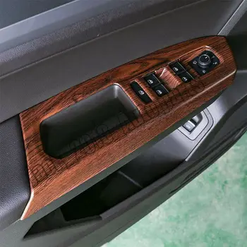 

Car modification Car accessories Wood Grain Car Door Armrest Window Switch Cover Trim forVW Atlas 2017-2019
