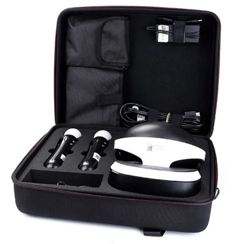 2021 Newest Hard EVA Travel Storage Carrying Box Cover Case for Sony PlayStation VR Launch Bundle &amp PS4 Slim Console |