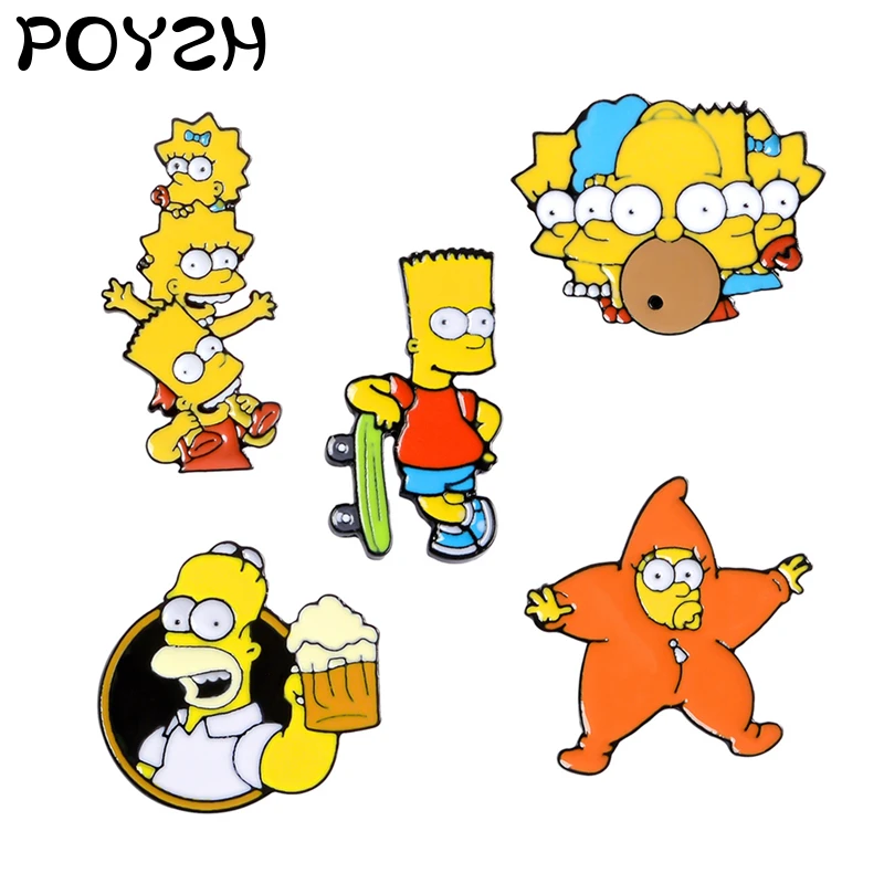 競売 Cute Simpsons Brooch Simpsons Enamel Lapel Pin For Children Women Clot ブローチ Www We Job Com 競売 Cute Simpsons Brooch Simpsons Enamel Lapel Pin For Children Women Clot ブローチ Www We Job Com