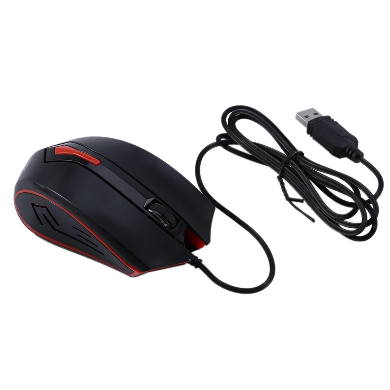 KINGANGJIA JM609 3 кнопки USB Проводная мышь компьютерная мышь игровая мышь