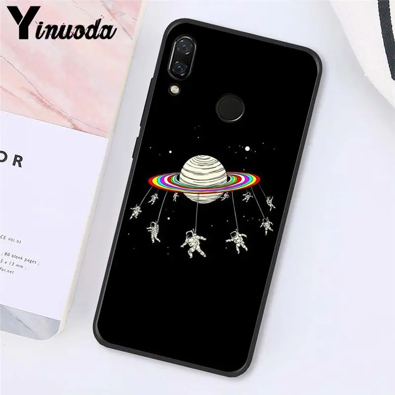 Yinuoda Космос астронавт Луна и Вселенная лисы чехол для телефона для Xiaomi Redmi4X 6A S2 Go Redmi 5 5Plus Note4 Note5 7 Note6Pro - Цвет: A2