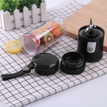 

Electric Portable Juicer 6 Blades Vegetable Fruit Mini Juice Cup Food Squeezers USB Rechargeable Smoothie Blender Dropship 380ml