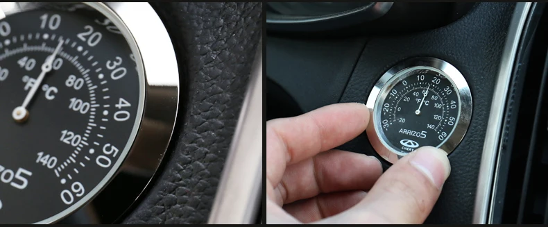 Для Защитные чехлы для сидений, сшитые специально для Chery ARRIZO5 ARRIZO 5 нажатием одной кнопки Пуск термометр модифицированный автомобильный украшение-термометр автомобильные аксессуары
