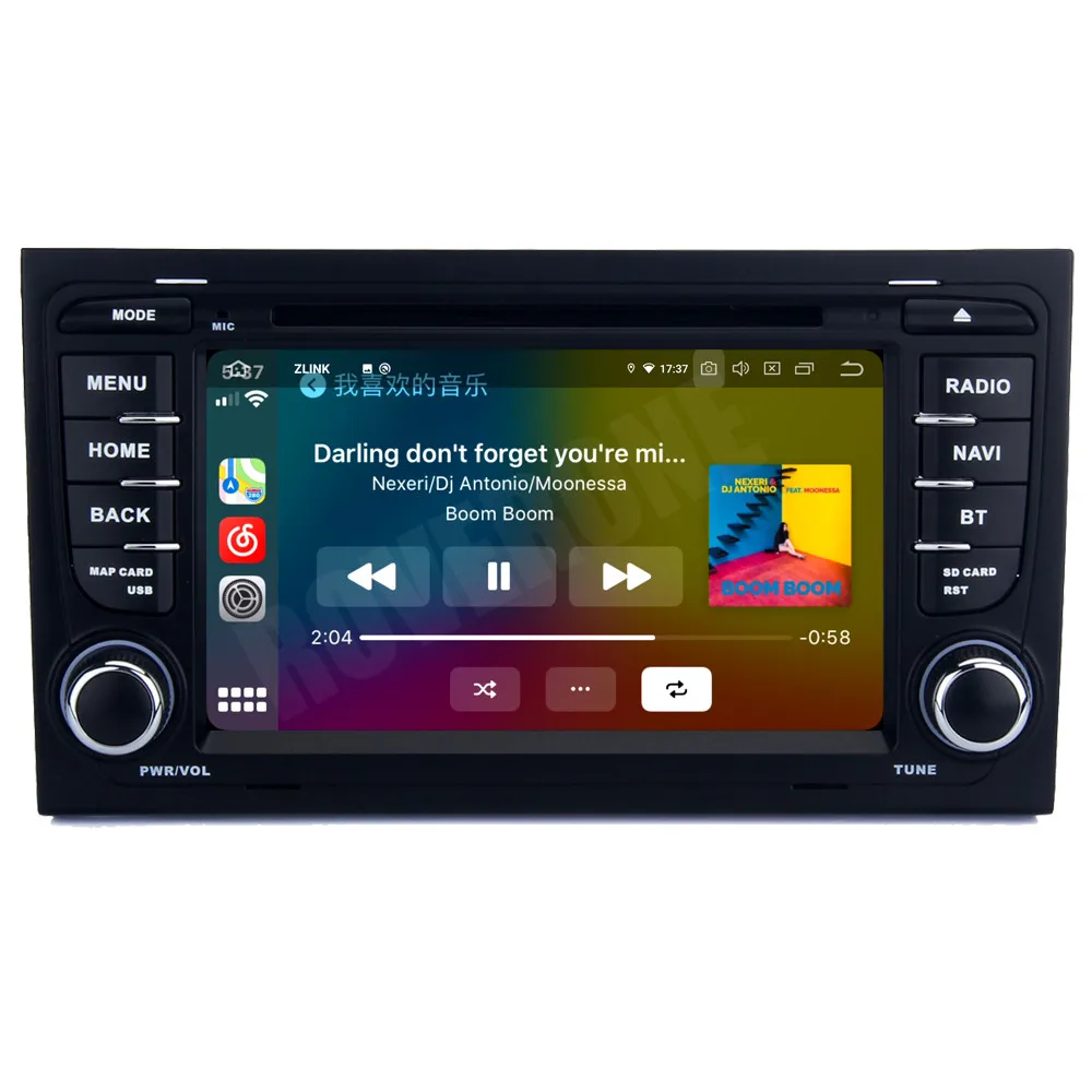 Автомобильный мультимедийный DVD плеер на Android 10 Восьмиядерный процессор с GPS