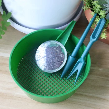 

Sowing Tools Adjustable Hand Held Garden Flower Plant Grass Seeds Planter Seed Dispenser Dial Sower Planter Seeder Tool