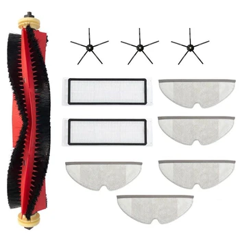 

11Pcs Vacuum Cleaner Replacement Parts Accessories HEPA Filter Mop Cloths Rags Brush for Xiaomi Roborock S5 MAX S6