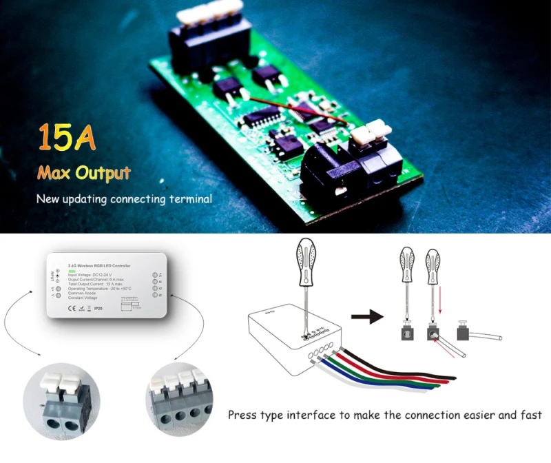 10 шт. G светодиодный OPTO RGB+ CCT Zigbee умный светодиодный светильник контроллер полосы DC12-24V умный дом работа Hue мост Amazon Alexa эхо для дома