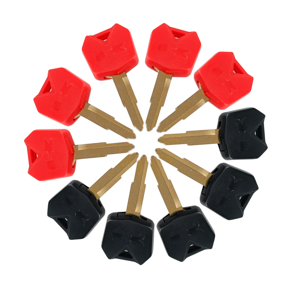 For Kawasaki ZX 6R ZX 9R 10R ZXR 250 ZXR 400 ZZR400 ZRX400 ZZR600 ZZR 1200 Versys 650 KLR650 W650 Motorcycle Uncut Blank Keys