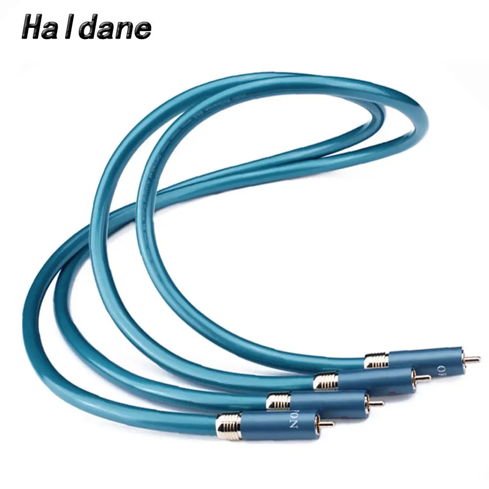 Hifi Hi-end CD Amplifier Interconnect 2RCA to 2RCA Male Audio Cable