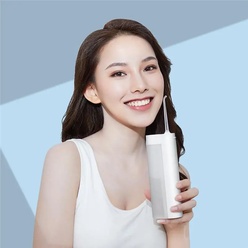 

Electric Wireless Oral Irrigator Tooth Cleaner Dental Care Water Flosser Type-C Rechargeable IPX7 Waterproof Water Toothpick