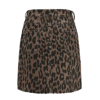 

Women Fashion Skirt New spring short casual Women's Summer Casual Leopard Printing With Pocket Mini Skirt Women Skirt#40%