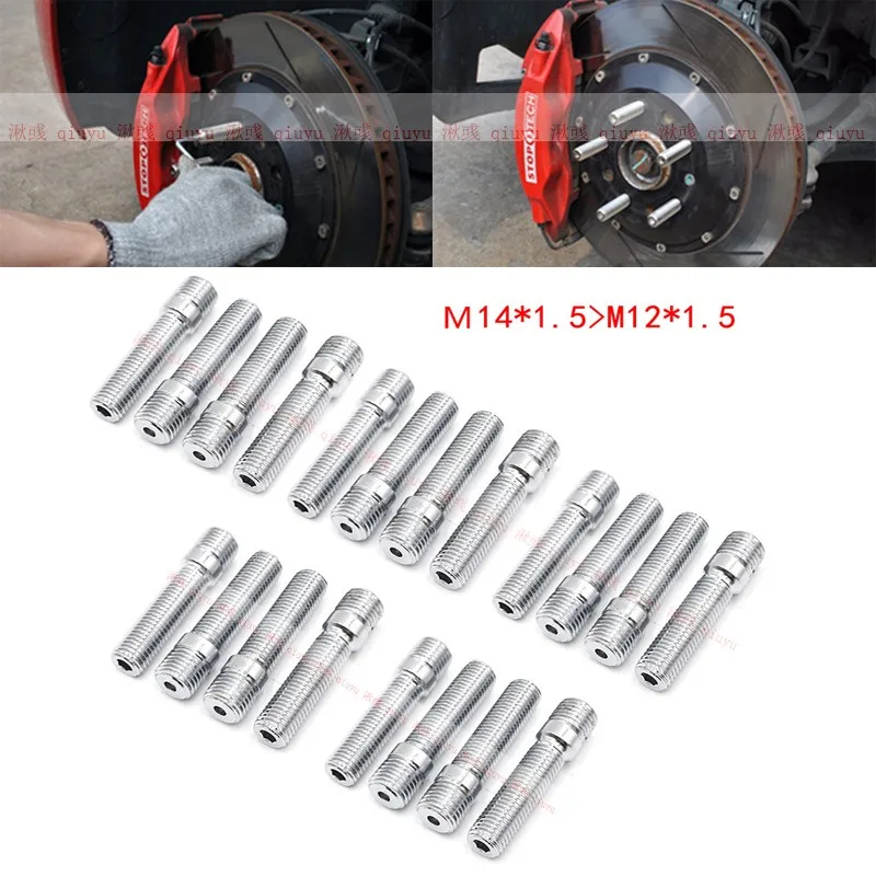 20 pcs/set Extended Wheel Studs Conversion Tall Lug Bolts / Screw