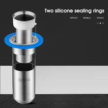 Floor Drain Core Anti Odor Pest Proof Stainless Steel Sewer Core Deodorant Kitchen Bathroom Drain Valve